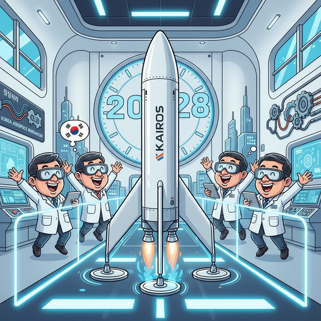 한국항공우주연구원, 2028년 재사용 발사체 수직 이착륙 시험을 준비 중
