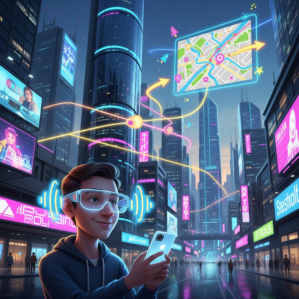 메타의 AI 글래스, 네이버지도와 결합… 음성으로 쉽게 길을 찾자