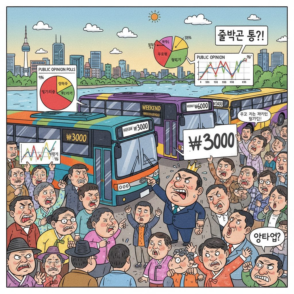 한강버스 주말요금 인상 계획에 대한 논란: 6000원으로의 조정과 관련된 의견들