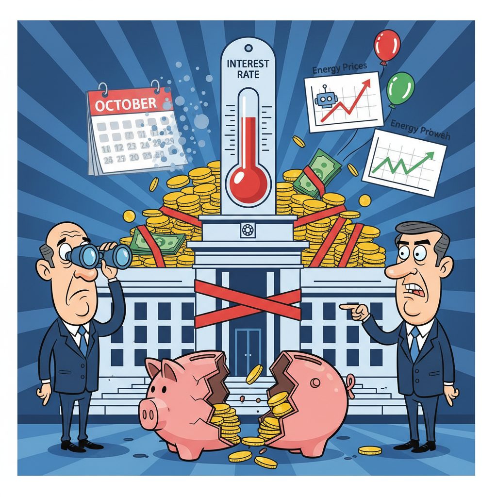 연준의 추가 금리 인상에 대한 태세 변화, 10월 인상 확률 점차 하락
