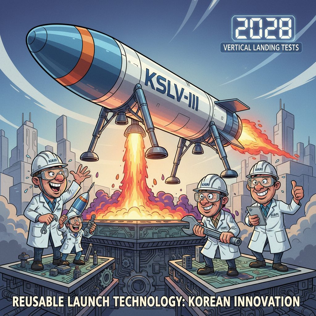 2028년 수직 이착륙 시험 목표로 재사용 발사체 개발 확대