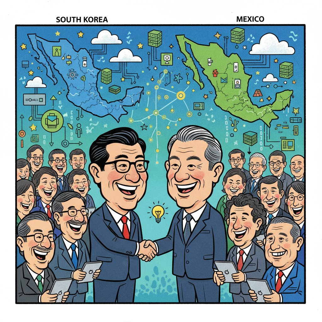 네이버, 멕시코 AI 시장 진출…첫 정부·기업과의 협력 모색