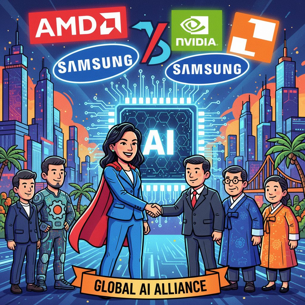 AMD의 리사 수 CEO, 한국 방문 계속 확대: AI 반도체 협력 강화를 위한 새로운 동맹