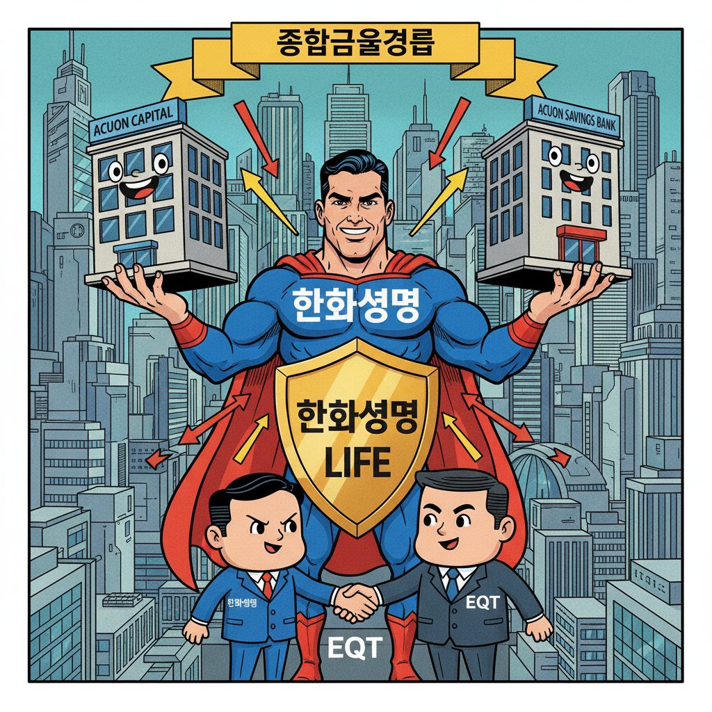 한화생명, 애큐온캐피탈·저축은행 인수로 종합금융그룹 구축을 추진