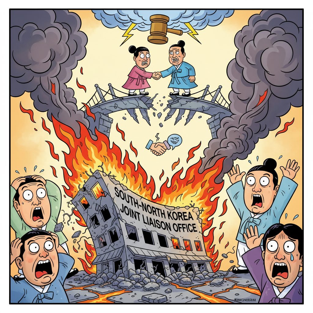 법원 판결: 북한에게 연락사무소 폭파 손해 배상 명령