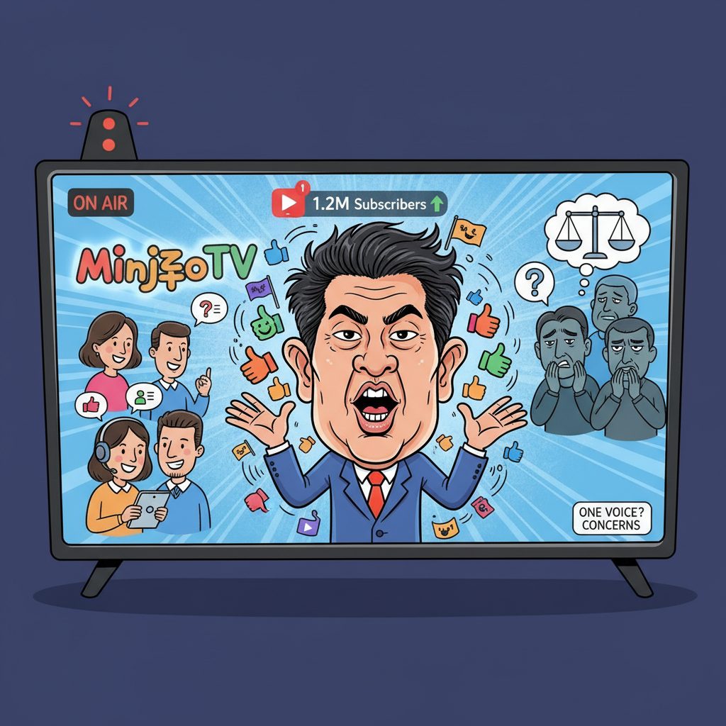 민주당TV 출범 후 한 달, 김민석 대표의 주도적 역할과 그 영향