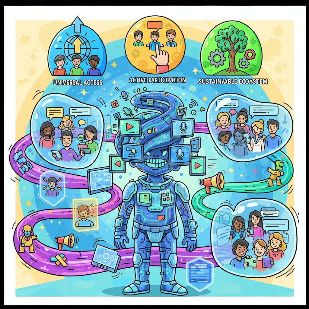 방미통위, 디지털 시대의 ‘미디어 기본사회’ 비전 설정: AI 투명성 강화와 통합미디어법 추진