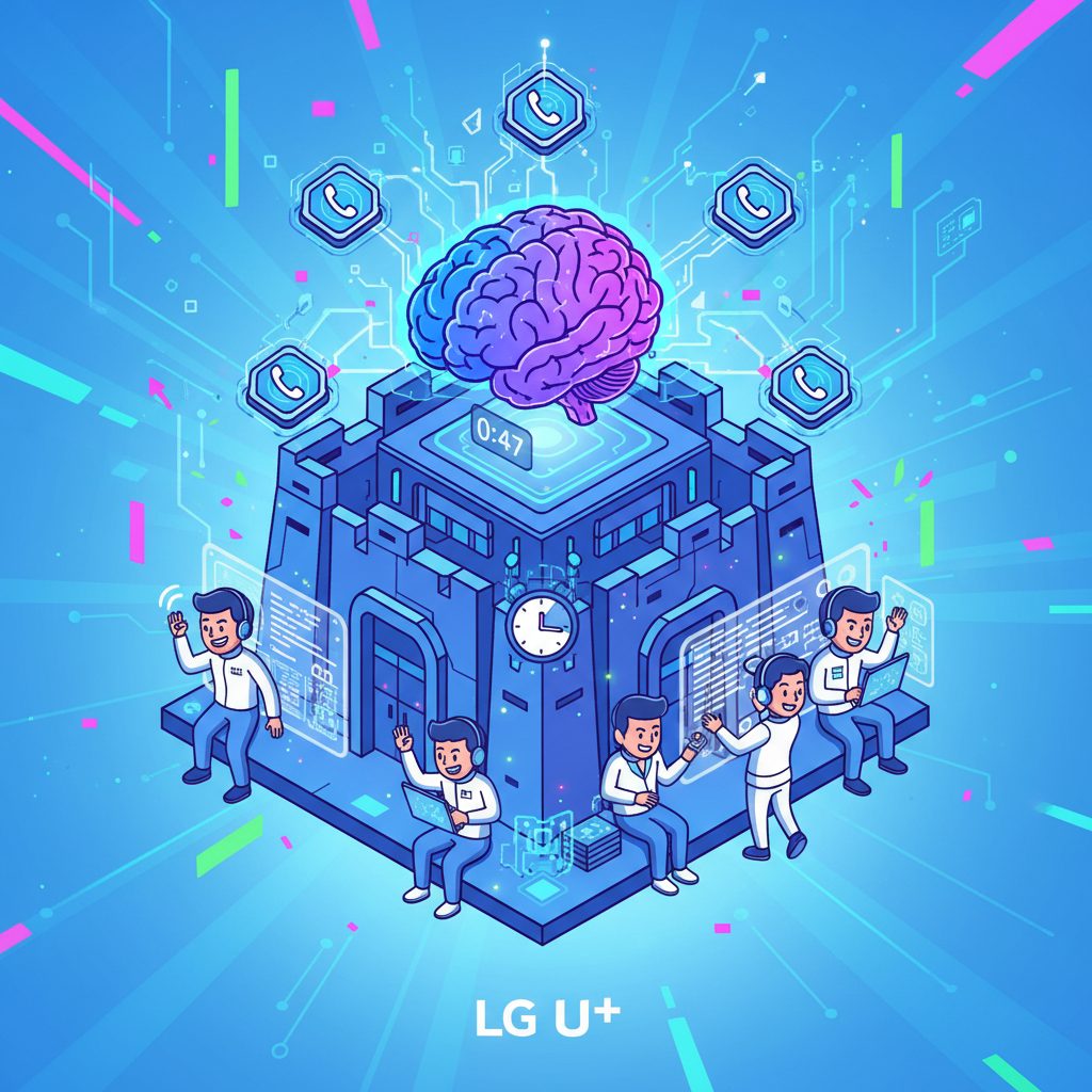 LG 유플러스의 AI 기술로 고객 상담 대기시간 급감, ‘AI 네이티브 컨택센터’ 구현 계획