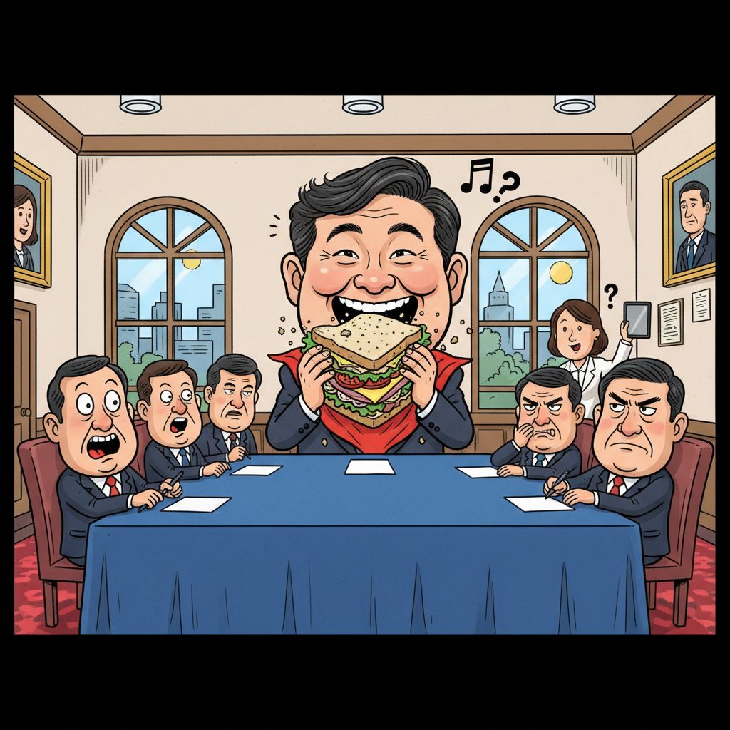 울산시장 김상욱, 업무보고 중 샌드위치 먹는 모습에 대한 반응과 설명