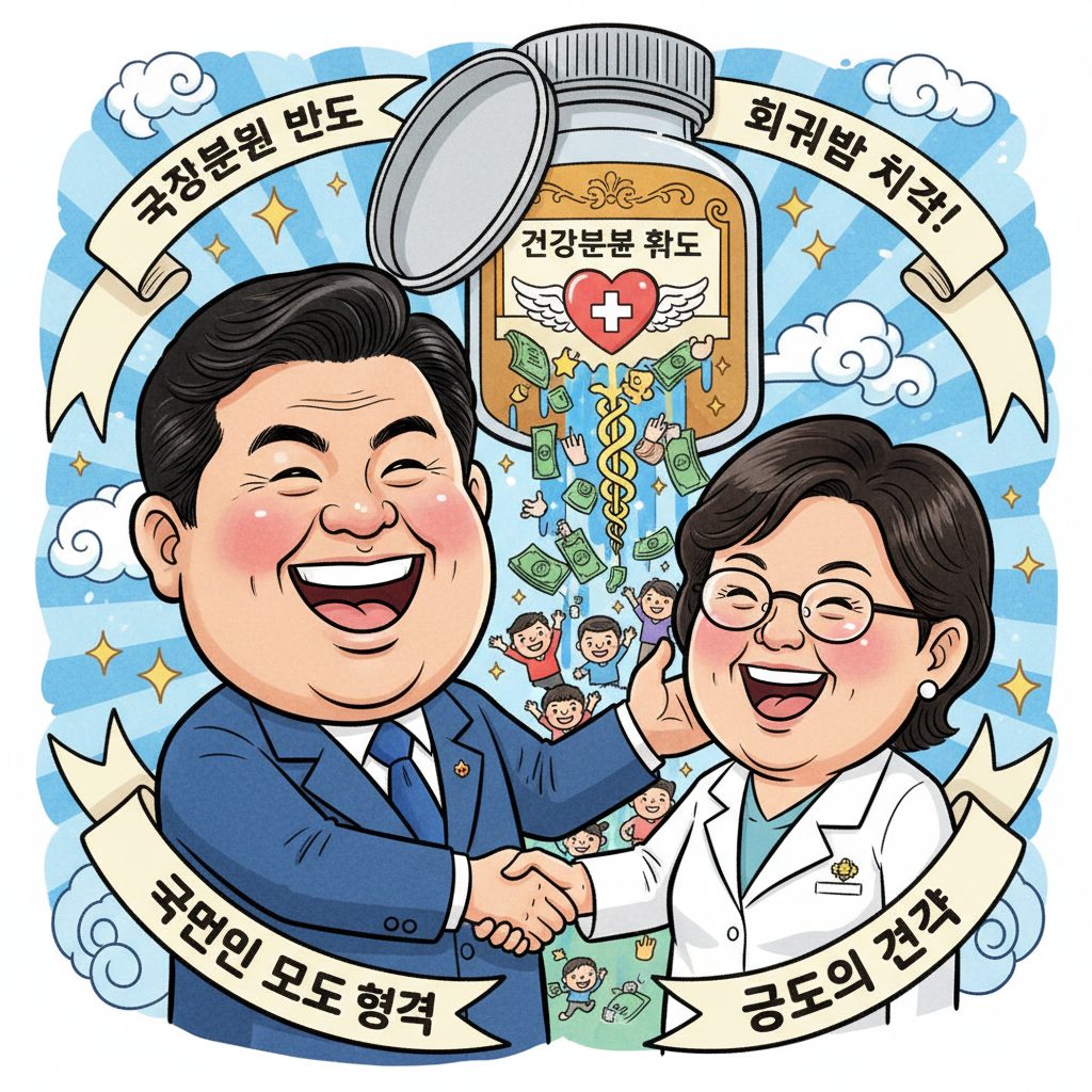 이재명 대통령, 정은경 보건복지부 장관에 감사 표하며 건강보험 확대로 앞서 ‘중요한 생활 개혁’ 칭송