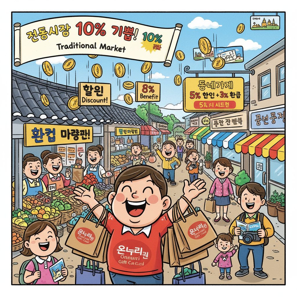 18년만의 변신: ‘온누리상품권’이 전통시장과 지방 상권을 새롭게 연결하다