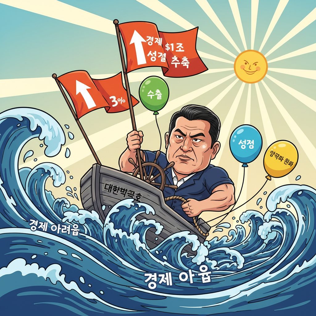 이형일 경제부총리, 수출 1조달러 돌파와 3% 성장 예상 – 국민소득 및 양극화 완화에 집중