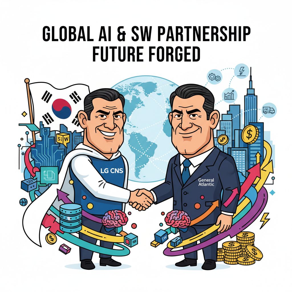 LG CNS와 제너럴 애틀랜틱이 SW·AI 분야의 글로벌 투자를 강화, 엔터프라이즈 기술 발굴 계획