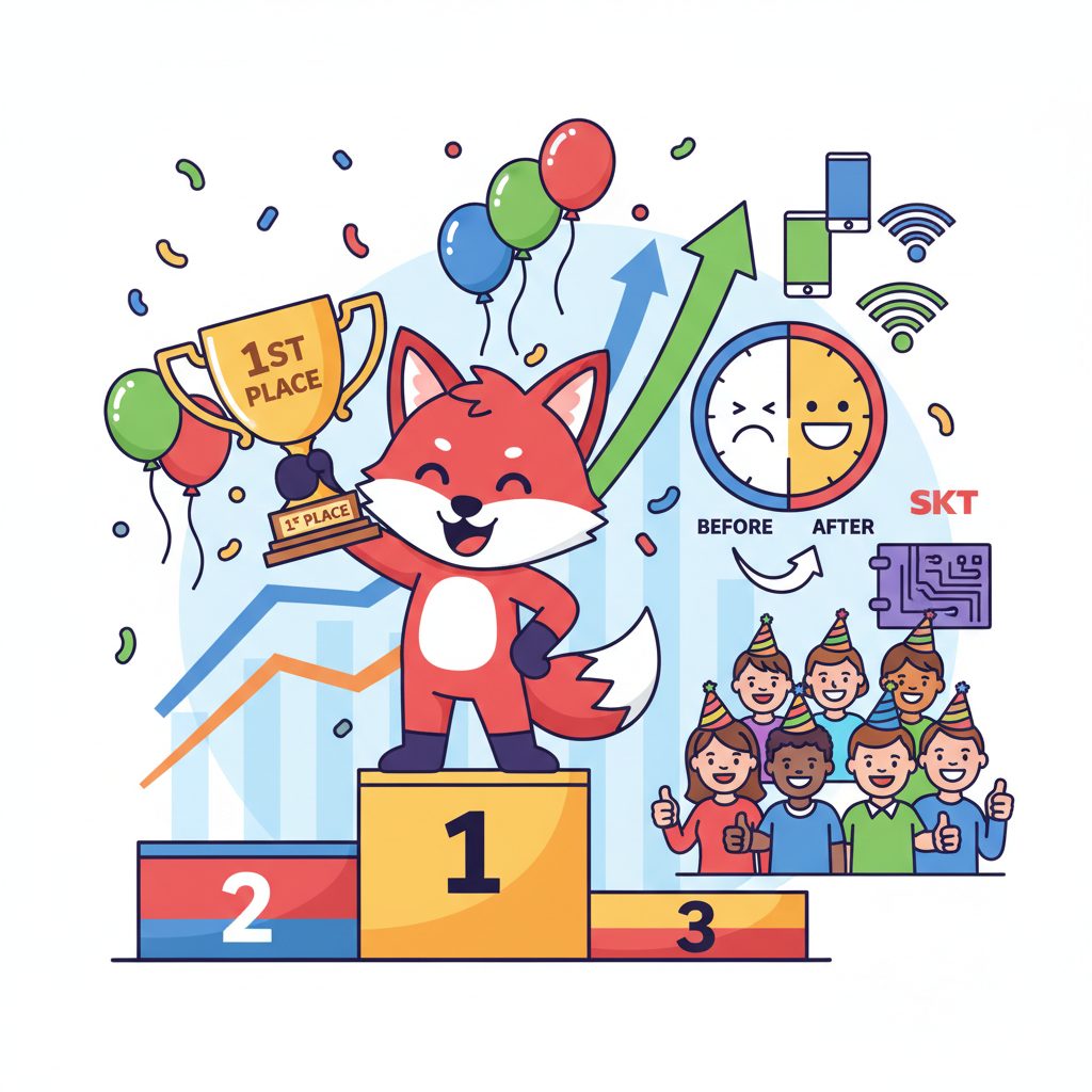 SK텔레콤, 고객만족도 1위 기록 – 고객경험 개선의 성과 찬양 받다