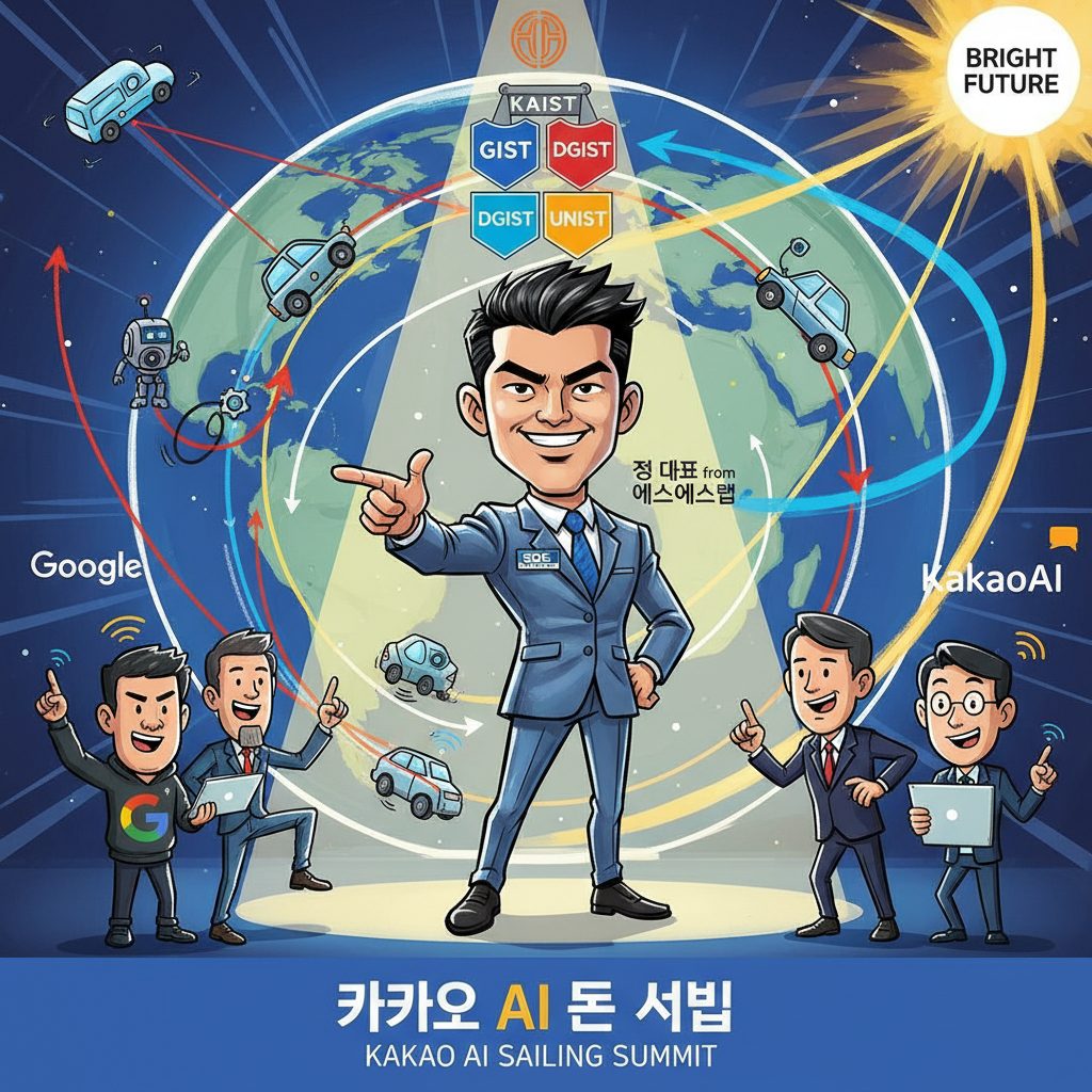 에스오에스랩 정대표, ‘카카오 AI 돛 서밋’에서 라이다 기술 발전과 글로벌 진출 경로 공유