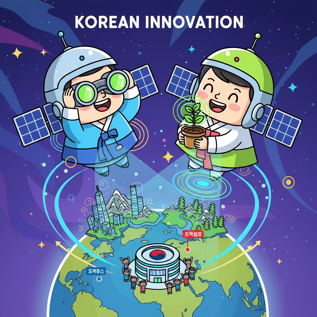 우주의 시선이 한국을 세심하게 관측: 차세대중형위성의 새로운 활용 가능성