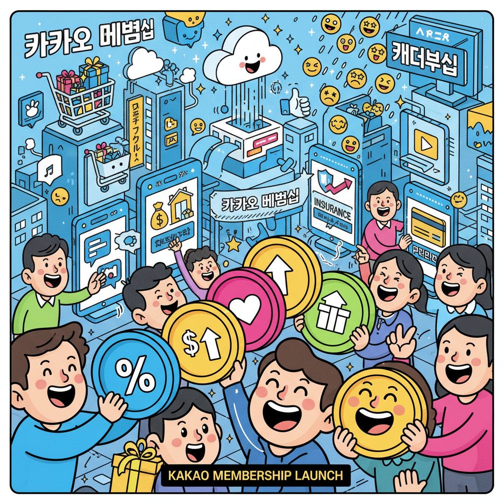 카카오 멤버십 출시… 월 4900원으로 쇼핑·콘텐츠 혜택 제공