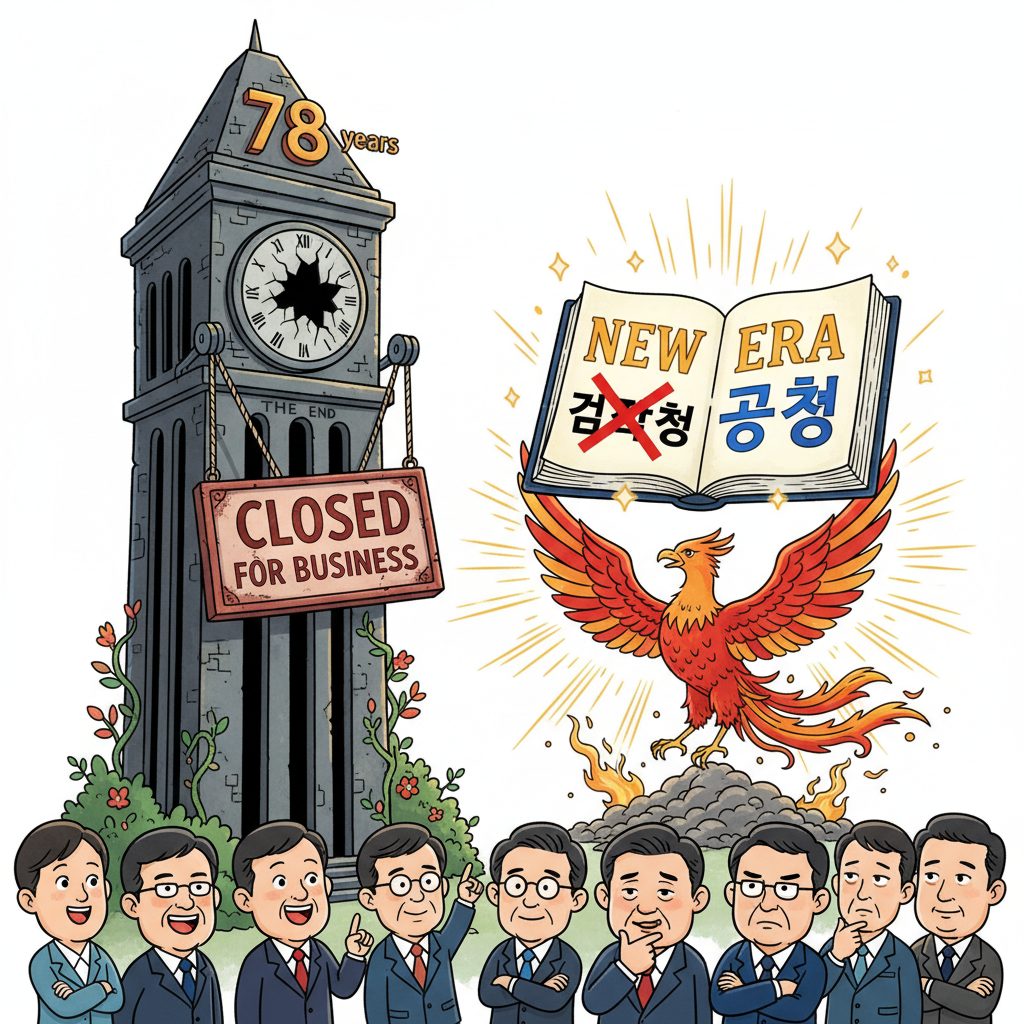 검찰의 종말과 새로운 수사기관 출범: 78년 역사의 마무리