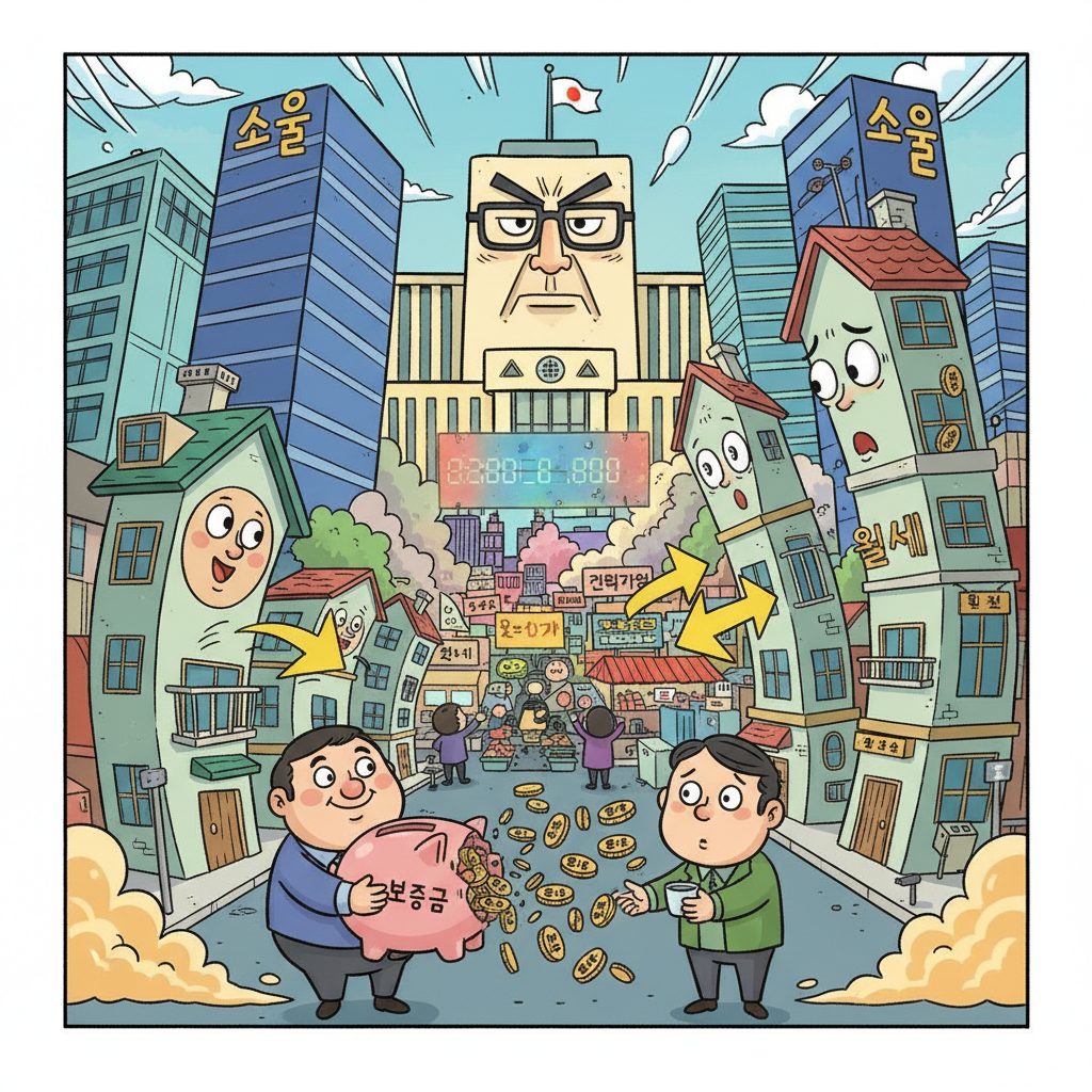 전세에서 월세로의 변화: 서울 부동산 시장 분석