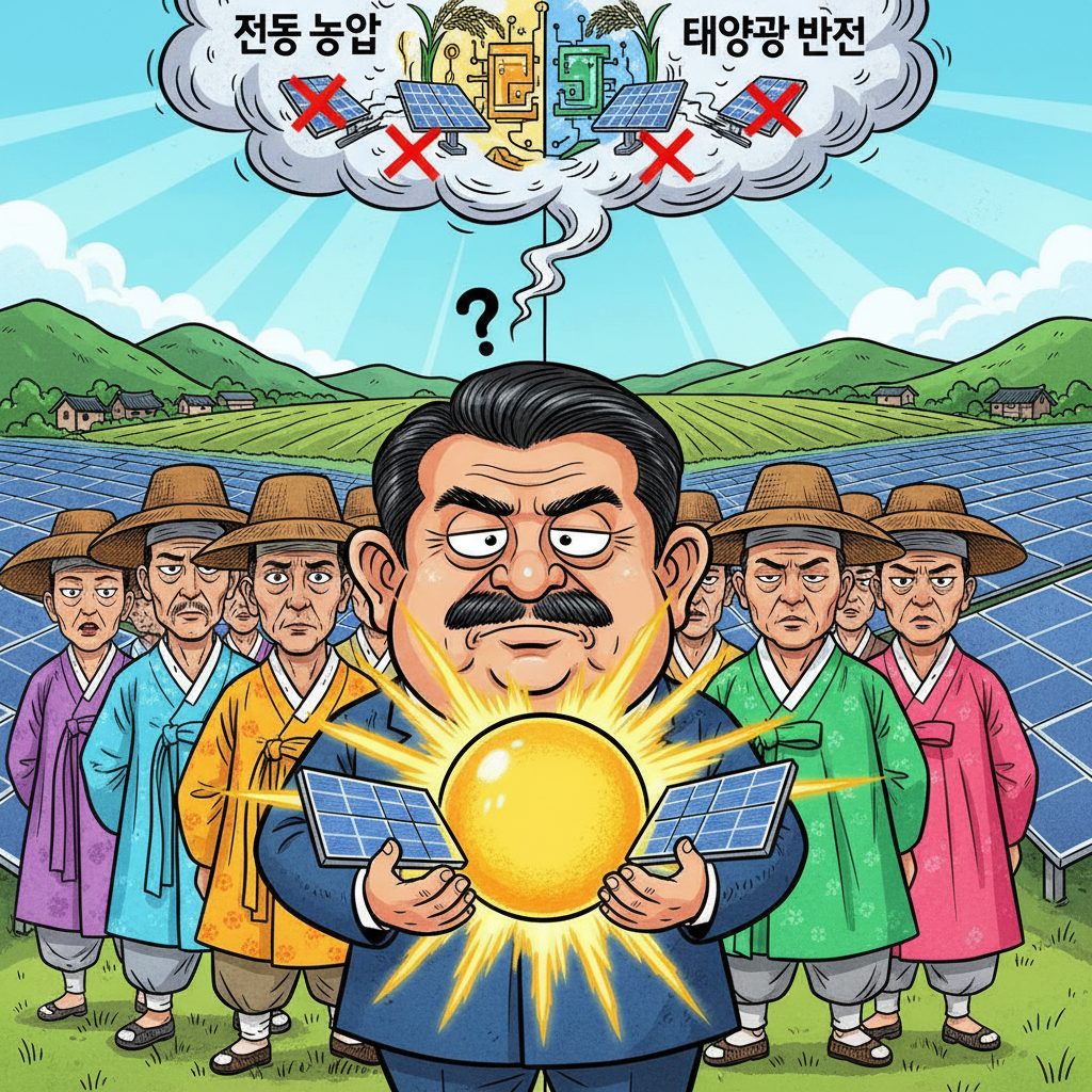 한동훈 의원, 대통령 농지 태양광 정책에 비판의 솔직한 목소리