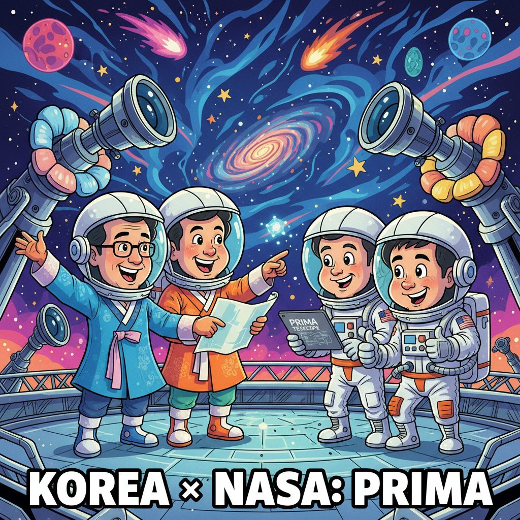 한국, NASA의 차세대 우주망원경 ‘프리마’ 개발에서 주요 역할을 맡다