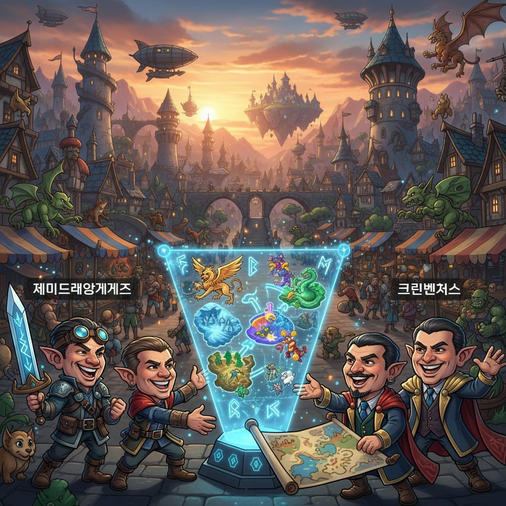 크릿벤처스, ‘오딘’ 개발진 설립사 제이드래곤게임즈에 투자하여 MMORPG 시장에서의 진출 강화