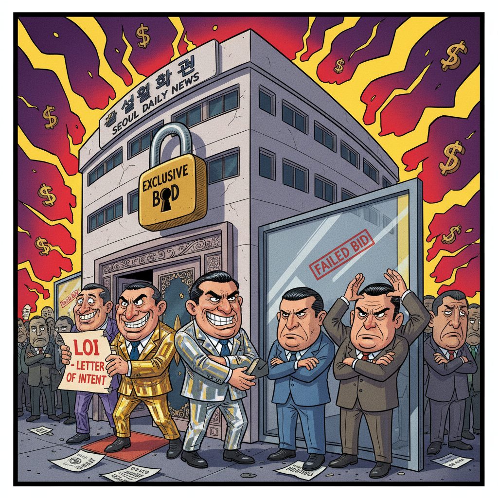 중앙일보 매각에서 LOI 제출 여부 결정적인 요소… 후발 입찰 참여 불가