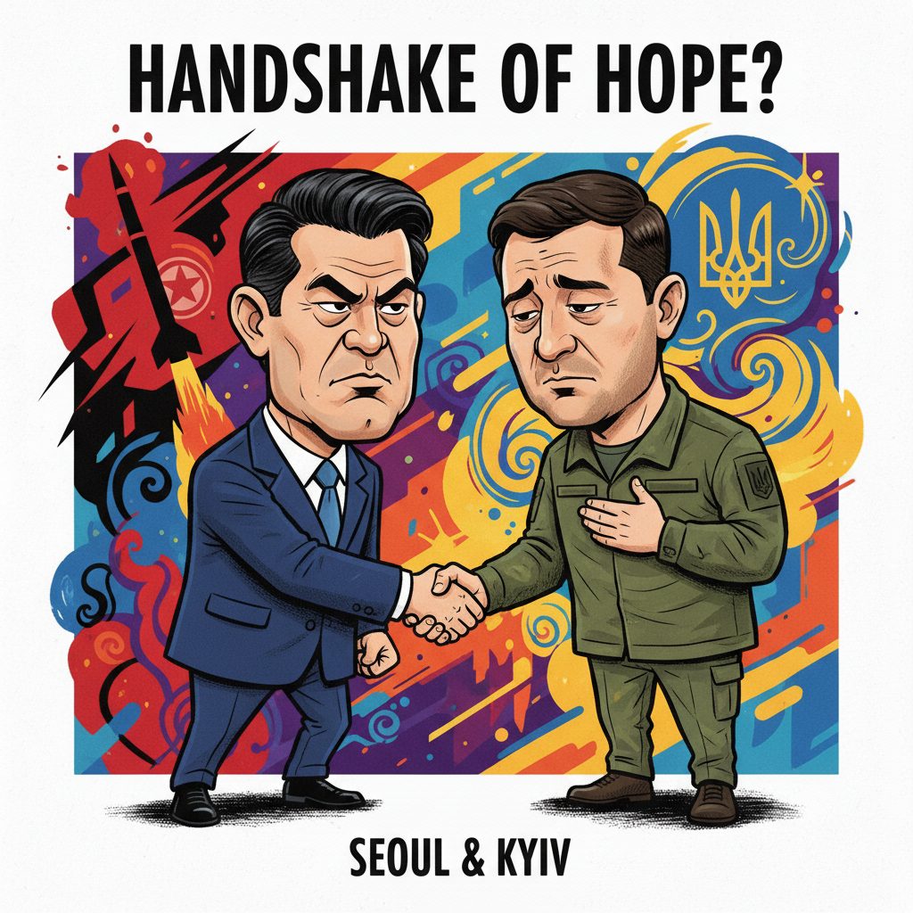 이대통령, 우크라이나와의 북한 포로 송환 협상 공개에 대응