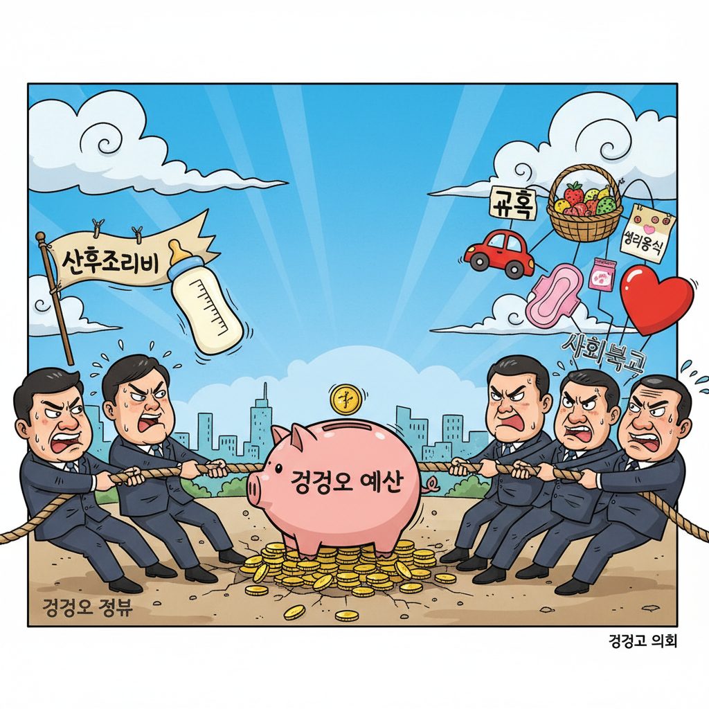 경기도, 추가경정예산 갈등의 중심에: 산후조리비만 복원