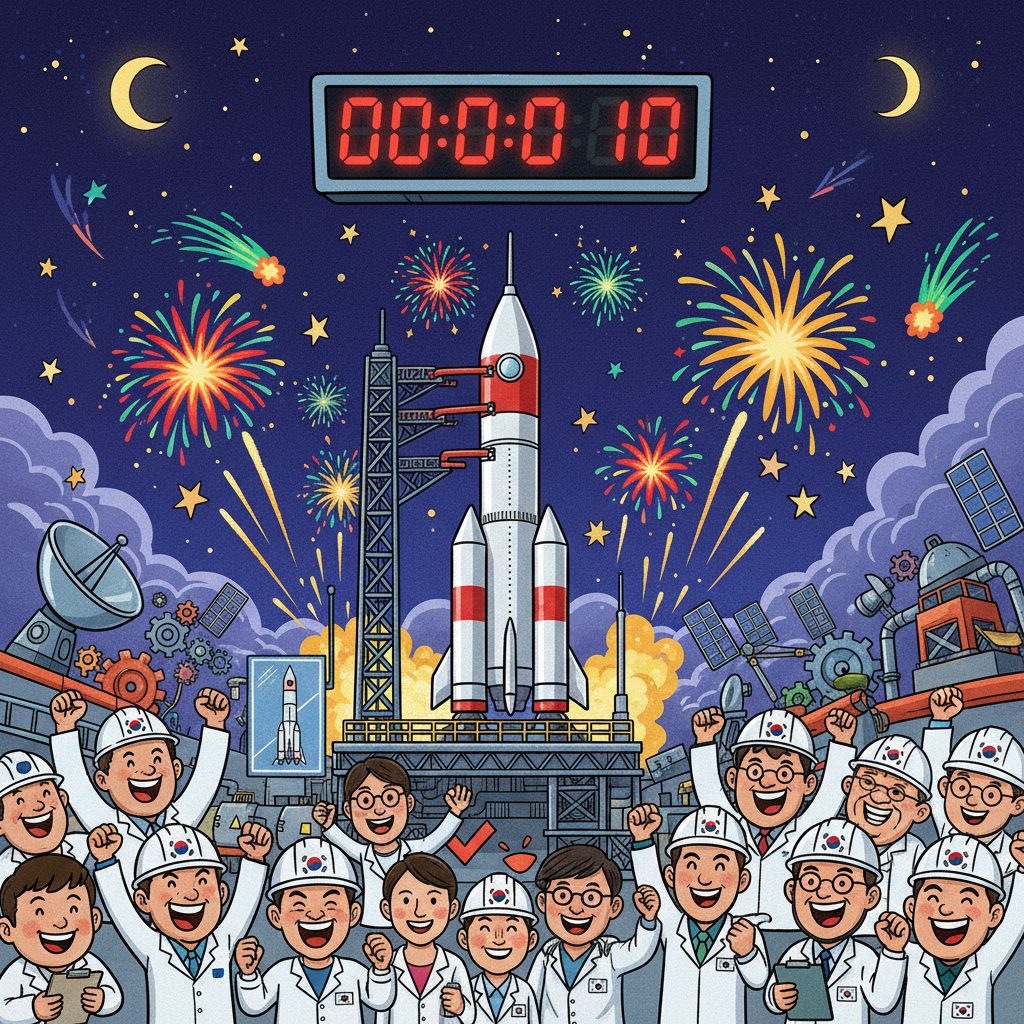 한국의 우주 자립성: 누리호 5차 발사 준비 완료