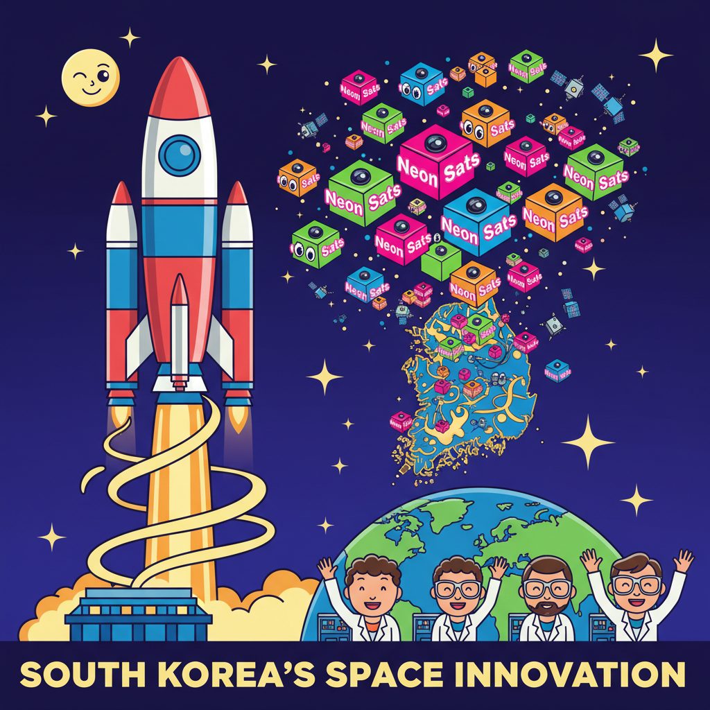KAIST의 초소형군집위성 ‘네온샛’, 누리호를 통해 우주로 발사